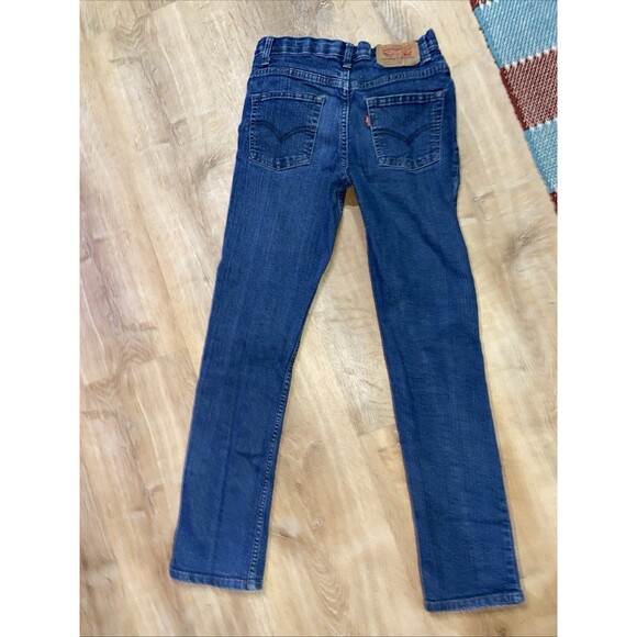 Levis 511 Jeans Boys 14 Regular 27x29 Blue Slim Fit Performance Adjustable Waist - Picture 2 of 4